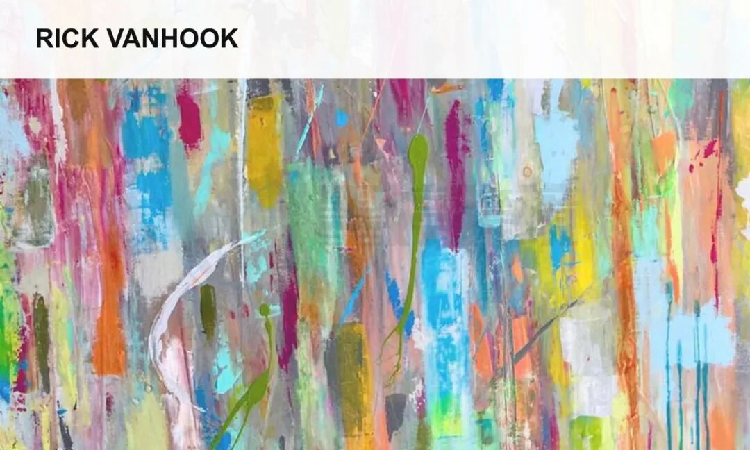 Rick VanHook抽象艺术作品示例