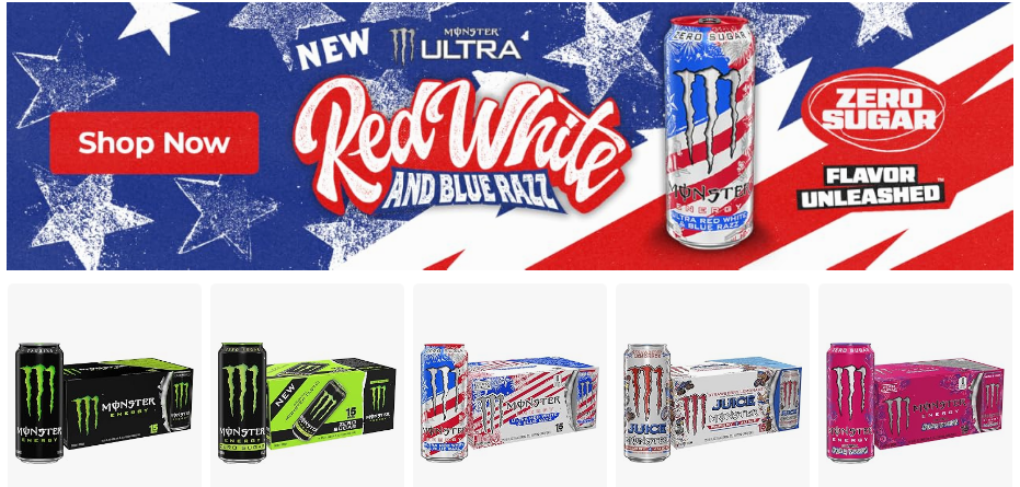 Monster Energy产品及品牌宣传图片