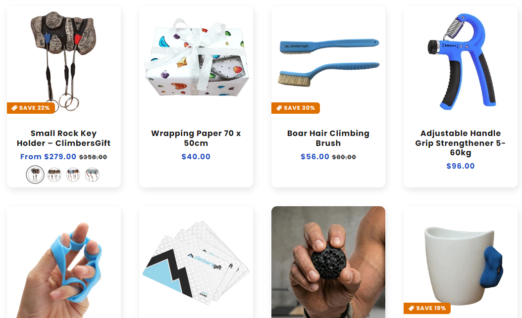 ClimbersGift其他攀岩配件商品页面截图