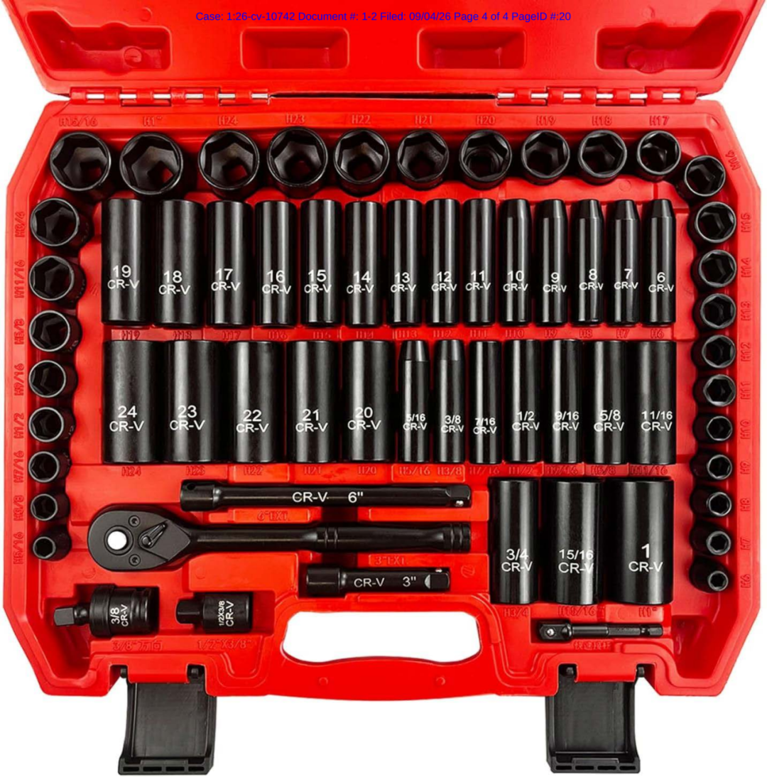 Socket Set 套筒扳手套装细节图