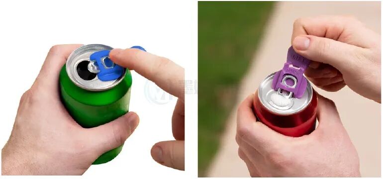 Beverage Barricade罐口保护器使用方式