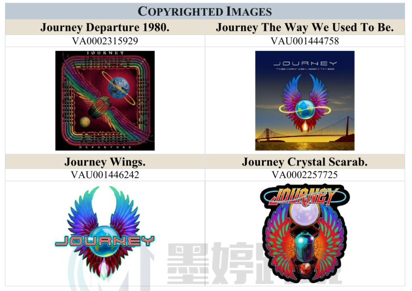 Journey版权作品登记信息截图