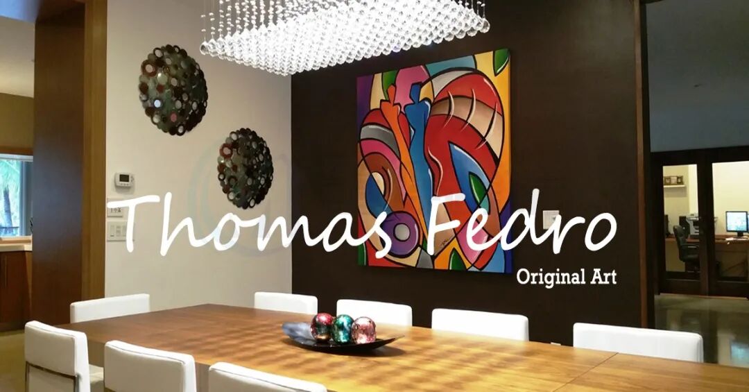 Thomas Fedro艺术主页截图